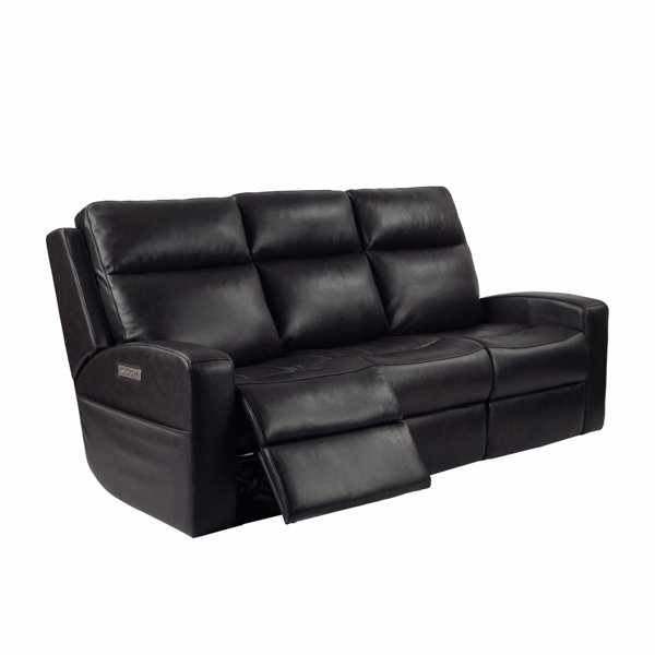 Creationstry 86'' Faux Leather Reclining Sofa Wayfair